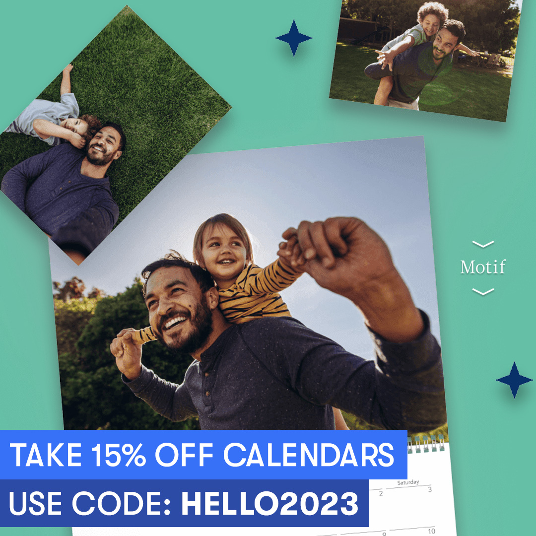 Make a "family member of the month" calendar! Put all your hunky, beautiful, &amp; adorable family pics in a custom calendar from Motif. Download our app &amp; feature your family: bit.ly/3IsHMEf

#MotifPhotos #calendars #calendar #photoalbum #photobook #photography #dads #moms