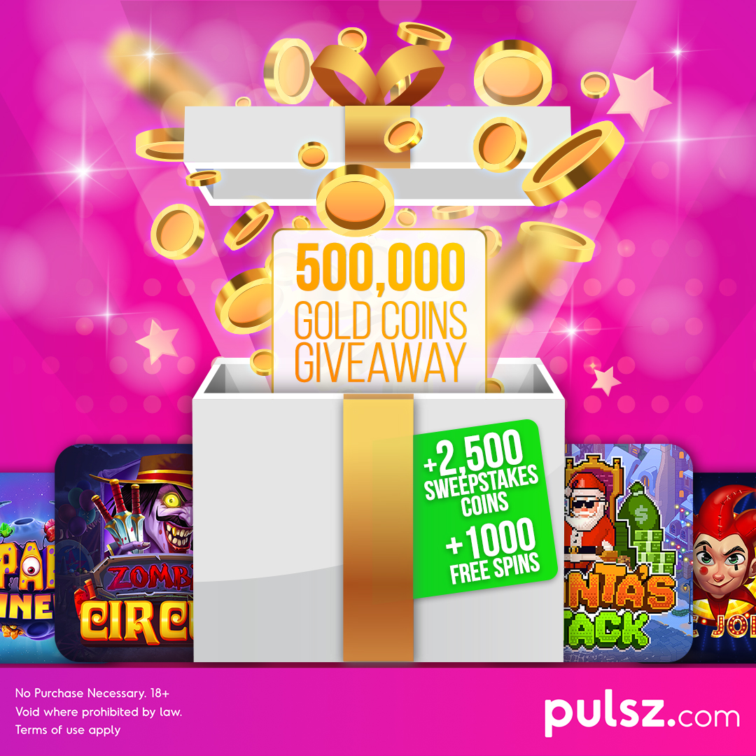 &#127873; NEW YEAR&#39;S GOAL HERE &#127873;

Try to win a share of GC 500,000 + FREE SC 2,500 and 1,000 FREE spins by opting into our giveaway! &#128165;

From Jan 10 to Jan 16, OPT IN and play. Prize draw on Jan 17. &#127879;

Info here &#128073;  &#129395;

Sweepstakes rules &amp; terms of use apply. &#128526;