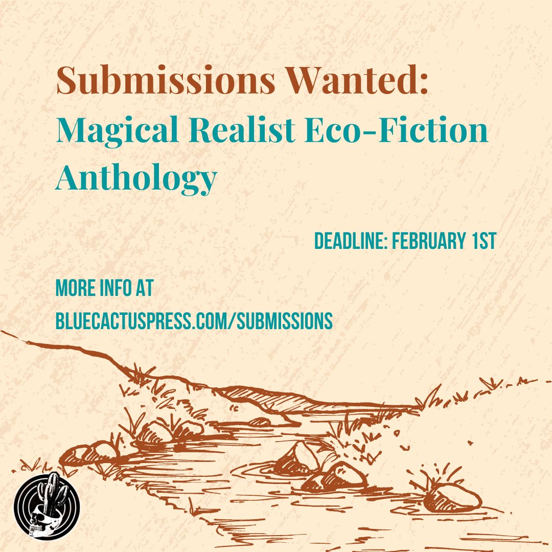 Send us your work! Less than one month to dust off those stories, polish them up, and send them in! 

bluecactuspress.com/submissions/