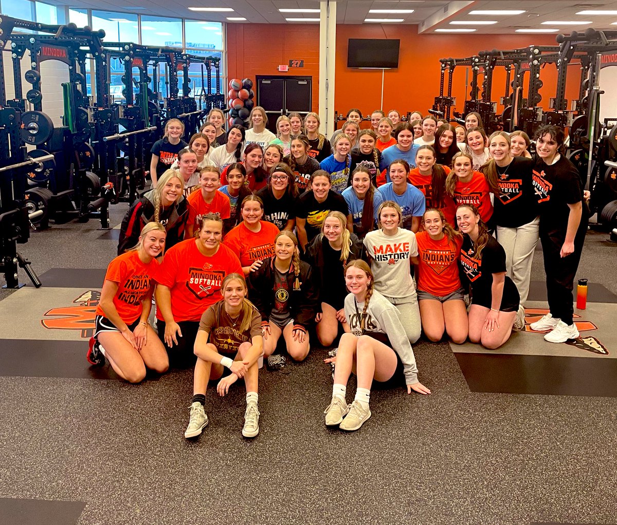 Minooka Strength and Conditioning (@minookastrength) on Twitter photo The softball program started their off-season training out on the right foot! 51 girls in total and a lot of energy! π₯π₯π₯ Keep up the good work ladies! <a href="/minookasoftball/">Mark Brown</a> The softball program started their off-season training out on the right foot! 51 girls in total and a lot of energy! π₯π₯π₯ Keep up the good work ladies! <a href="/minookasoftball/">Mark Brown</a>