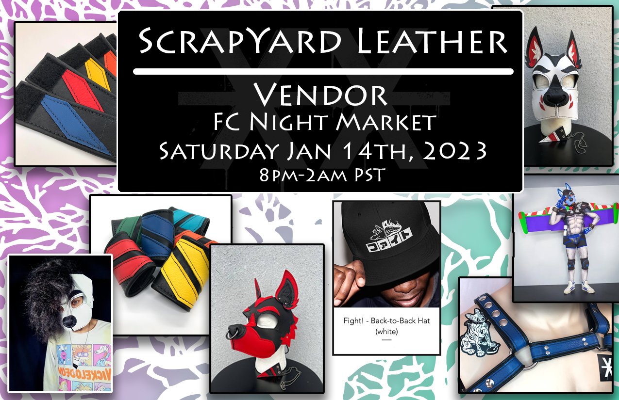 Scrap Yard Leather on Twitter "Ready for furcon, we know we are! 😁