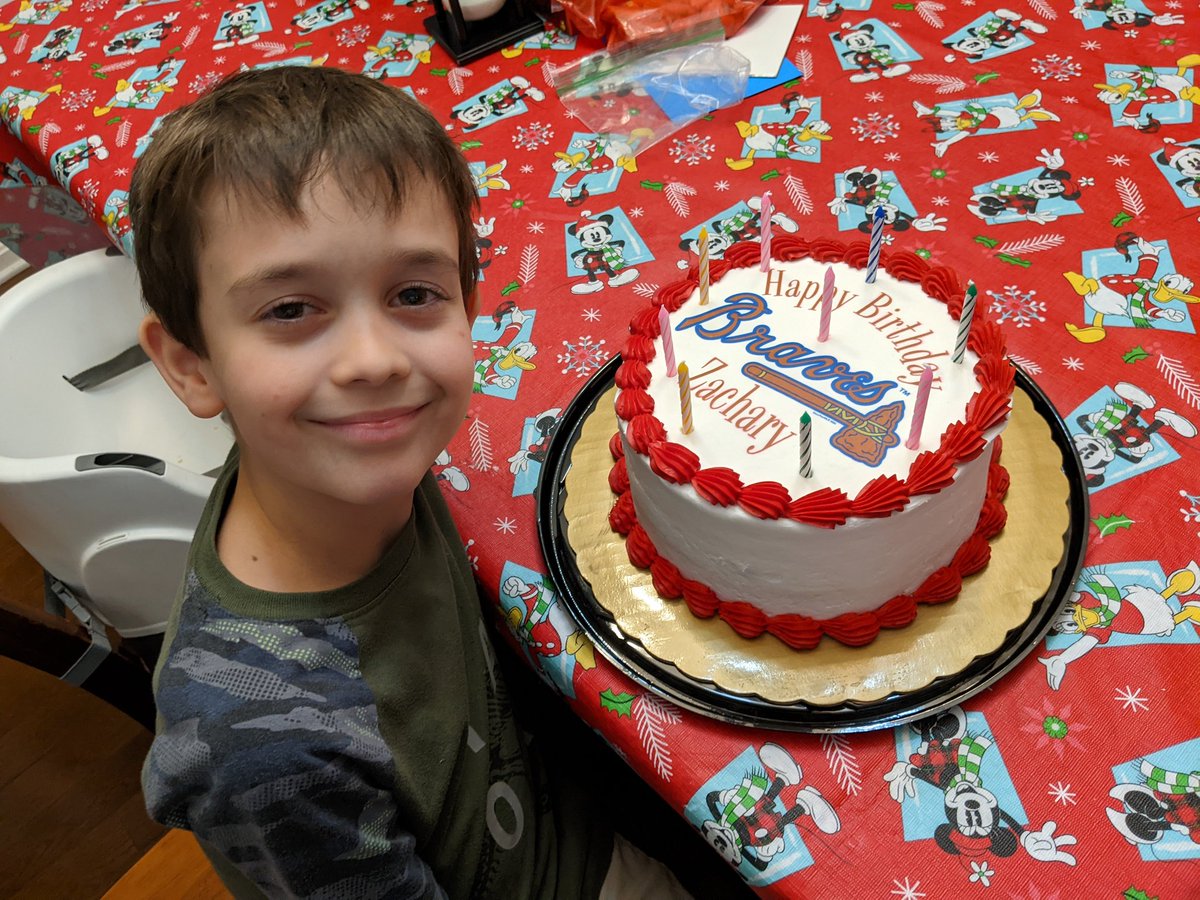 SMBCYouthRev's tweet photo. Hey @Braves, you made it onto my my son's birthday cake!  Go Braves! #9yearsold https://t.co/uV2m4UKrjU