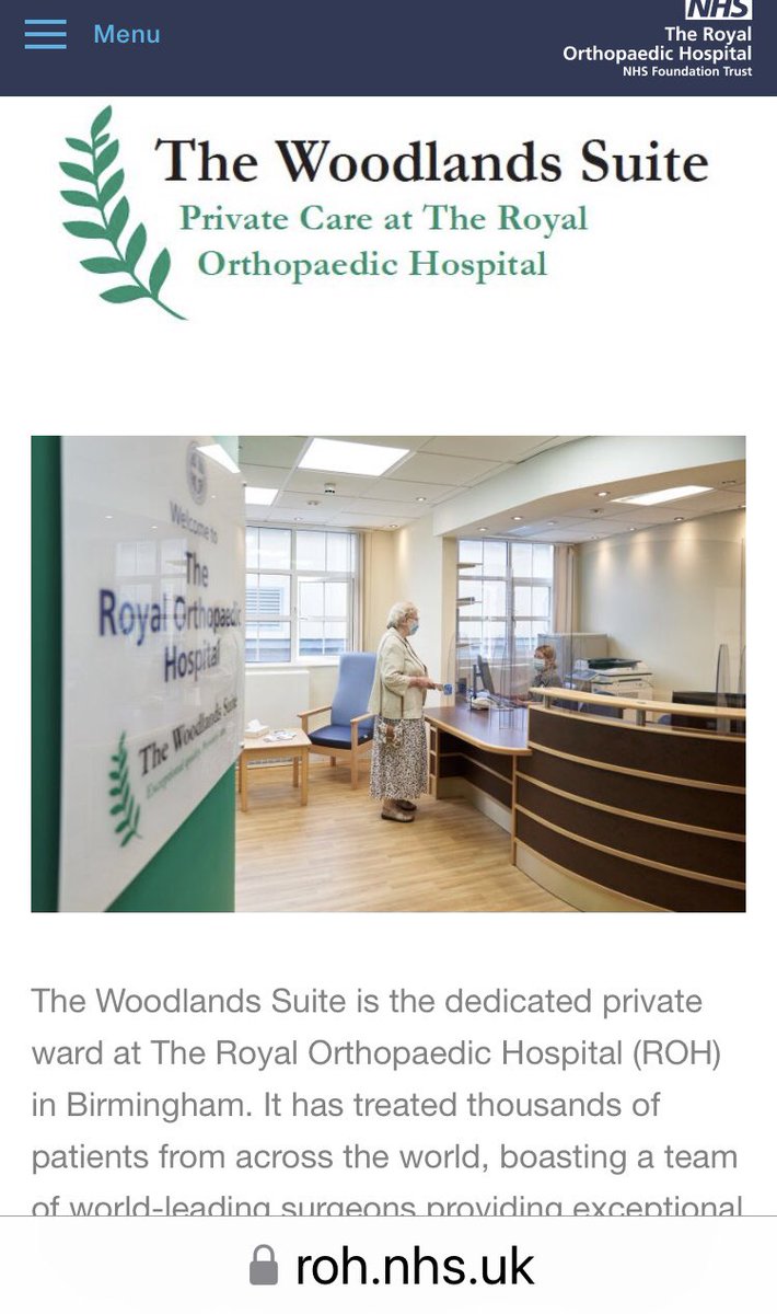KarenneeMcNally on Twitter "There’s been a private ward at the NHS