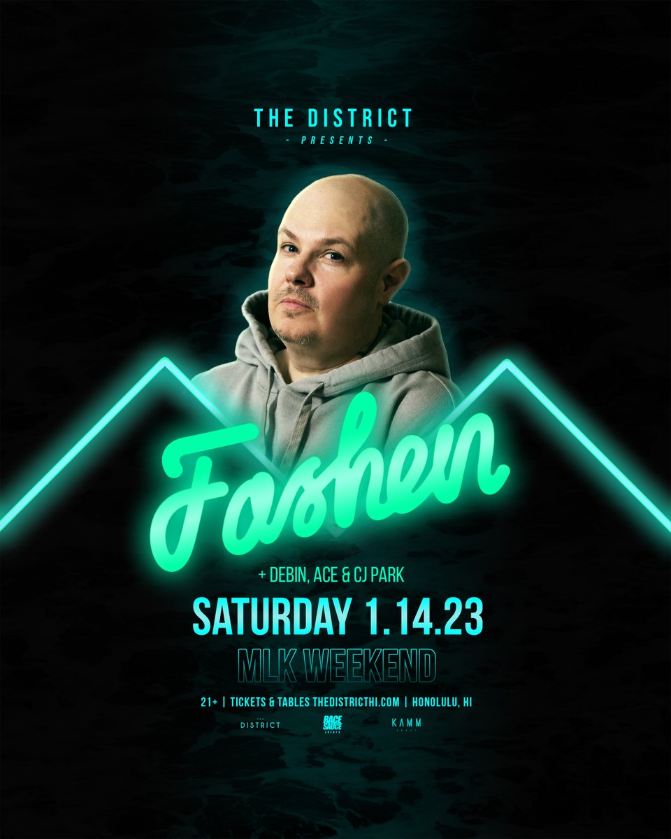 He's back &amp; we're excited! This Saturday w/ @Fashen in Hawaii!