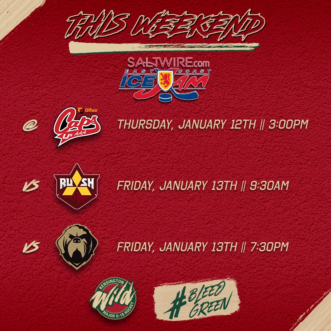 KensingtonWild's tweet photo. For the first time since 2020, the @EastCoastIceJam returns! We placed second in 2019 - can we reach the summit this year?

If you want to tune in from home, @thehighbutton will be streaming all games! Get your streaming package at https://t.co/G1oYNTVeCG https://t.co/ShyY96UbNC