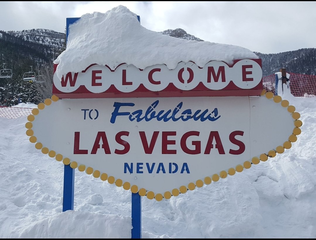 Welcome to Fabulous Las Vegas, Nevada. ✨️ 

❄️ 

#Vegas #LasVegas #MtCharleston