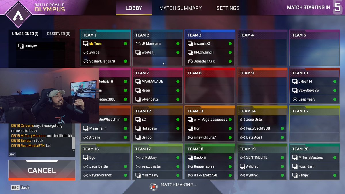 itzToonGaming's tweet photo. APEX CUSTOMS WAS FIRE!!! 🔥🔥🔥🔥

Thank you all for coming through and playing, with all the @EA server issues we manage to get a a few games in and we had a blast! So happy we have access to this now, 2023 gonna be amazing. 🔥

#Apex https://t.co/1Vj6VqY6Ud