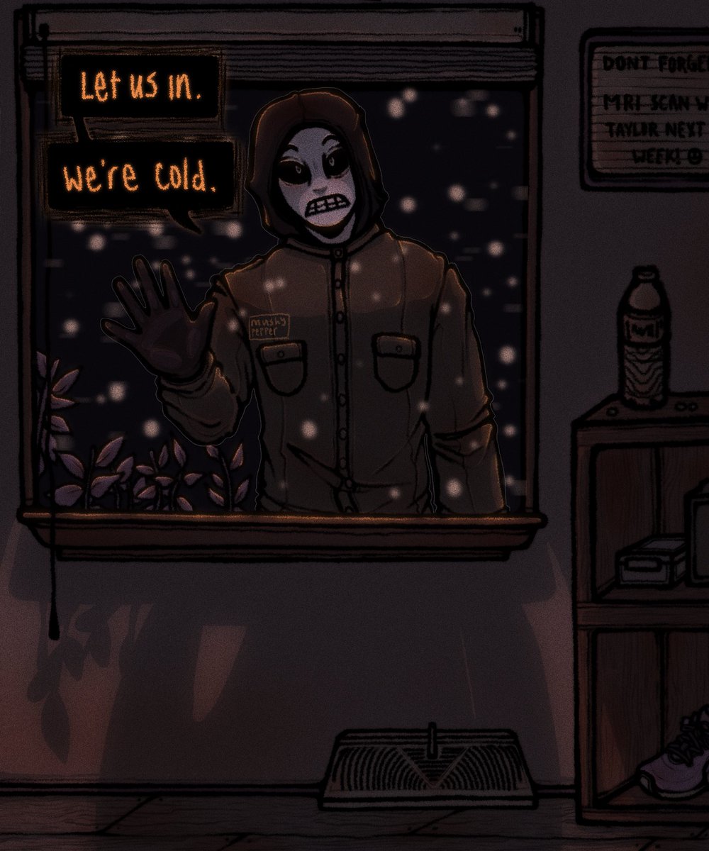 mushypepper's tweet photo. "i think about nothing, because nothing's on my mind." 
(c) : skully @whatatroy @jckielantern 
#marblehornets #marblehornetsart #marblehornetsskully #art #digitalart https://t.co/k4mQbwdXWc