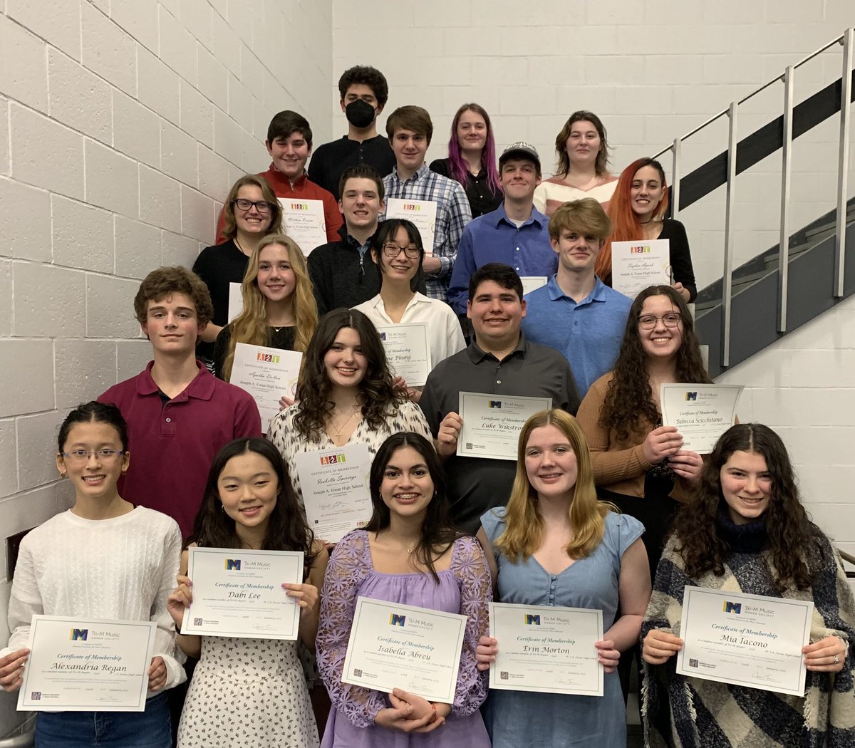 Congratulations to our NAHS and Tri-M honor society inductees. We are so grateful for our Milford community’s support for the Visual and Performing Arts.
<a href="/MrBLionPride/">Mr. Berkowitz</a> <a href="/MrsG_ForanAP/">MrsG_ForanAP</a> <a href="/MrsKelly_FHS/">Dena Kelly</a> <a href="/MrZ_FHS/">MrZ_FHS</a> <a href="/MilfordSuper/">Dr. Anna Cutaia</a> <a href="/mpsdrfedigan/">Dr. Amy Fedigan</a> <a href="/MPSArtsandMedia/">Amy Perras</a> <a href="/ForanBand/">Foran HS Band</a> <a href="/ManeStMirror/">Mane Street Mirror</a>