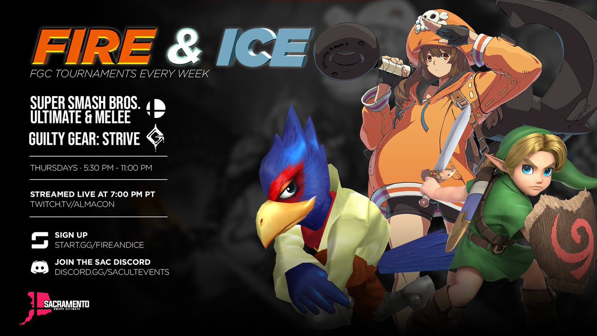 Sorry for it being late but registration for this Thursday’s Fire &amp; Ice #26 in Rocklin, CA (Feat: Ultimate) is live! 

Doors Open: 5:30 PM
Singles: 7:00 PM
Redemption: 9:00 PM

$5 off for a full setup! 

Be sure to pre-register! 

Link below! ⬇️⬇️⬇️