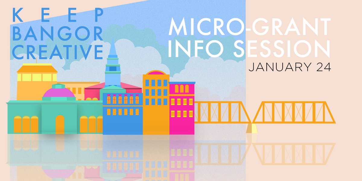 CREATIVES: Launchpad wants to fund your projects! 

Join us Tuesday 1/24 at 3pm for a free info session on our 2023 micro-grant cycle, open to all creative disciplines for community engaged project proposals in the Greater Bangor area.

Register at bit.ly/3GtCmGx