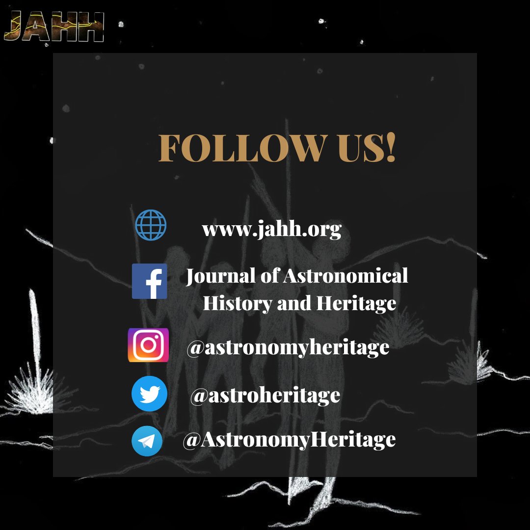 We start the year with the best content!
Follow our social media and content. We will have content every day!

Lets begin this year with the Best content of Astronomical History and Heritage

Follow our social media and you'll see all the special things we have for you