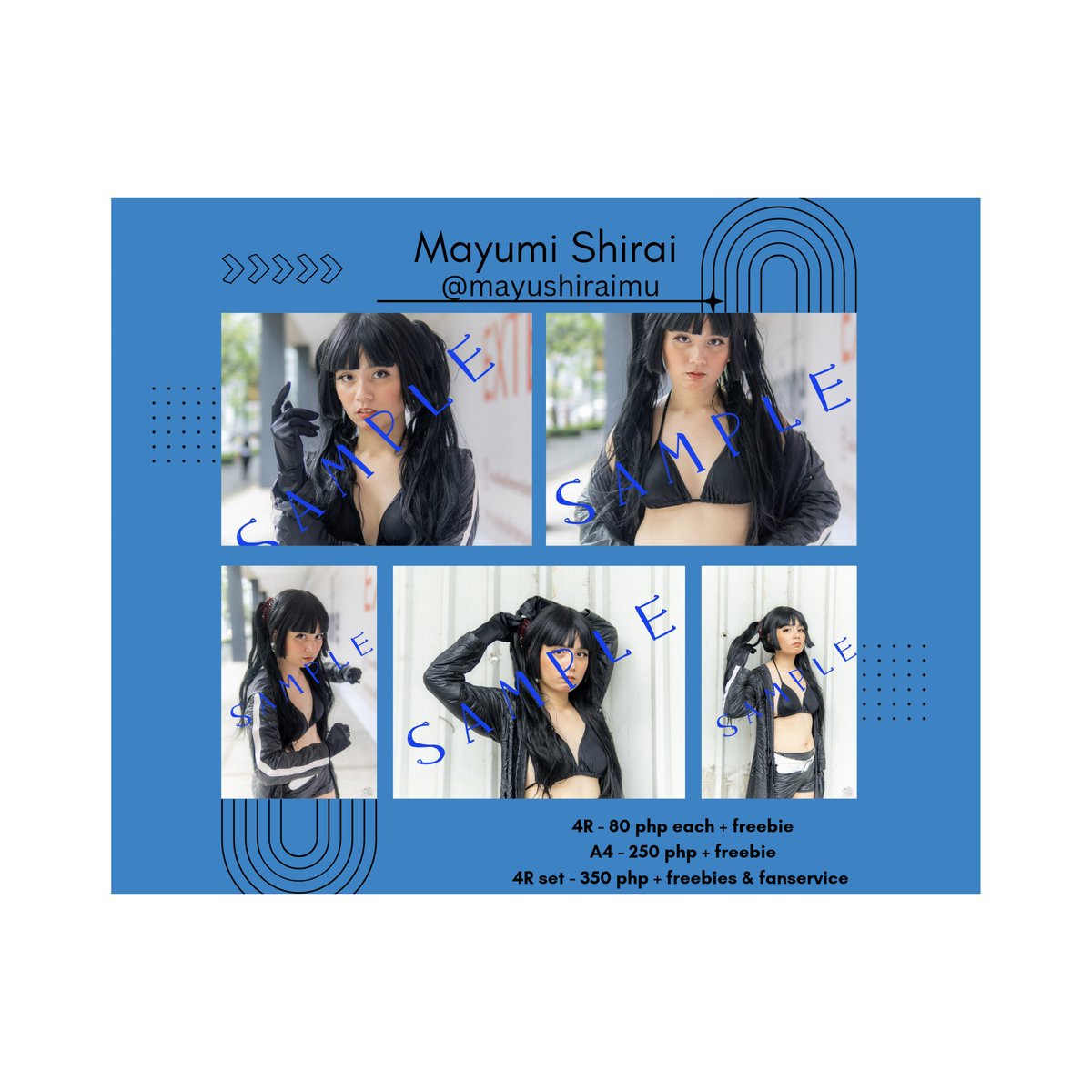 MayuShiraimu's tweet photo. PT. 1
Hi minna !!! (β β§β β½β β¦β ) after a week of break? I'll be seeing you all once again this weekend!
#animefair #AnimFair2022 #cosplayreconnect #cosplayreconnect2022 #cosplay #cosplayevent #event #photoprints #cosplayprints #catalouge #forsale #prints https://t.co/jPe4uVOZCs