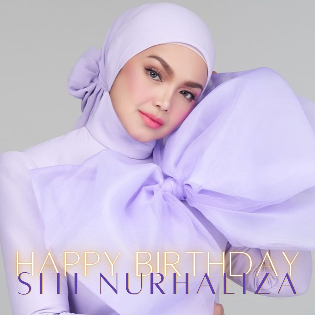  Happy birthday Siti Nurhaliza! Xoxo ZEN   