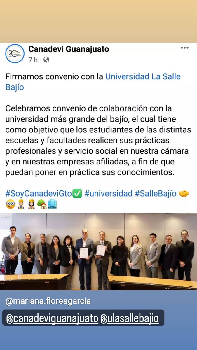 FIrma de #convenio #canadeviguanajuato &amp; #UniversidadLaSalleBajío 
Suma de esfuerzos!!! <a href="/CANADEVIGto/">CANADEVI Guanajuato</a> <a href="/Arq_udlsb/">Arquitectura UDLSB</a>