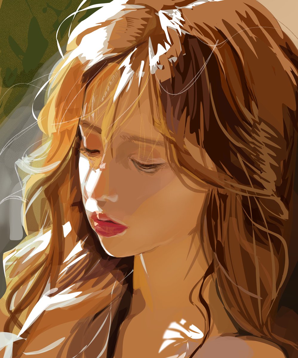 lil mini portrait study w my fav brush lasso fill tool 💫 https://t.co/AqP9RRacQj