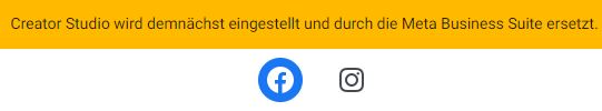 Auch dir einen guten Morgen, Meta. #facebook #creatorstudio