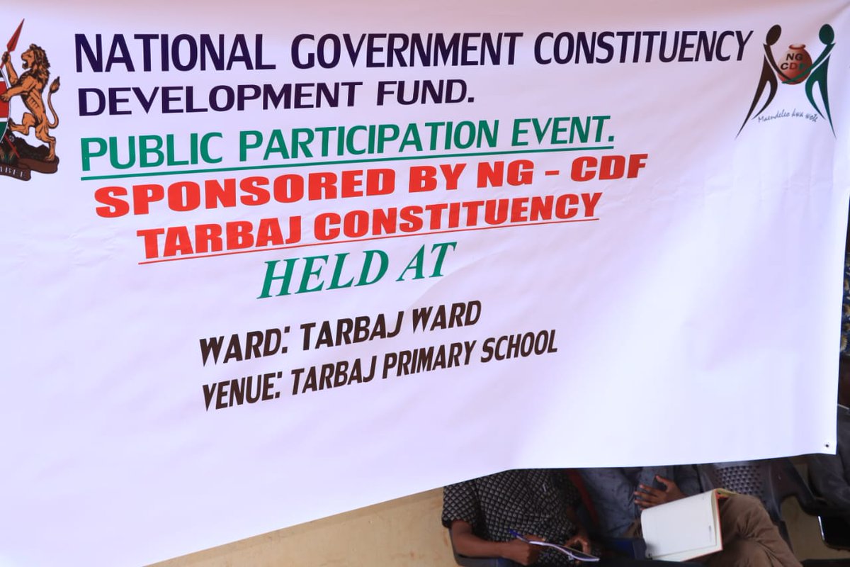 HusseinAbdiBare's tweet photo. Today marked the first day of Tarbay Constituency NG-CDF participation forum in Tarbaj and Sarman Wards respectively.

The Tarbaj NG-CDF committee has begun to conduct public participation to consult the residents across all sectors about their most imperative needs. https://t.co/y3p8MmqgvQ