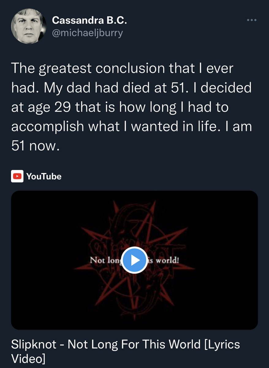 Michael Burry Archive tweet media