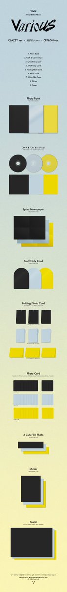 syjung61's tweet photo. [PREORDER/NORMAL ETA] PH G.O🇵🇭
#VIVIZ 3rd mini album VARIOUS
50% DOWNPAYMENT ✅
LONG DOP &amp; DOB ✅
Counted on chart hanteo ✅
Legit store ✅

Full details here: 
https://t.co/T3etXTELl1 https://t.co/tpl5bLD0NO