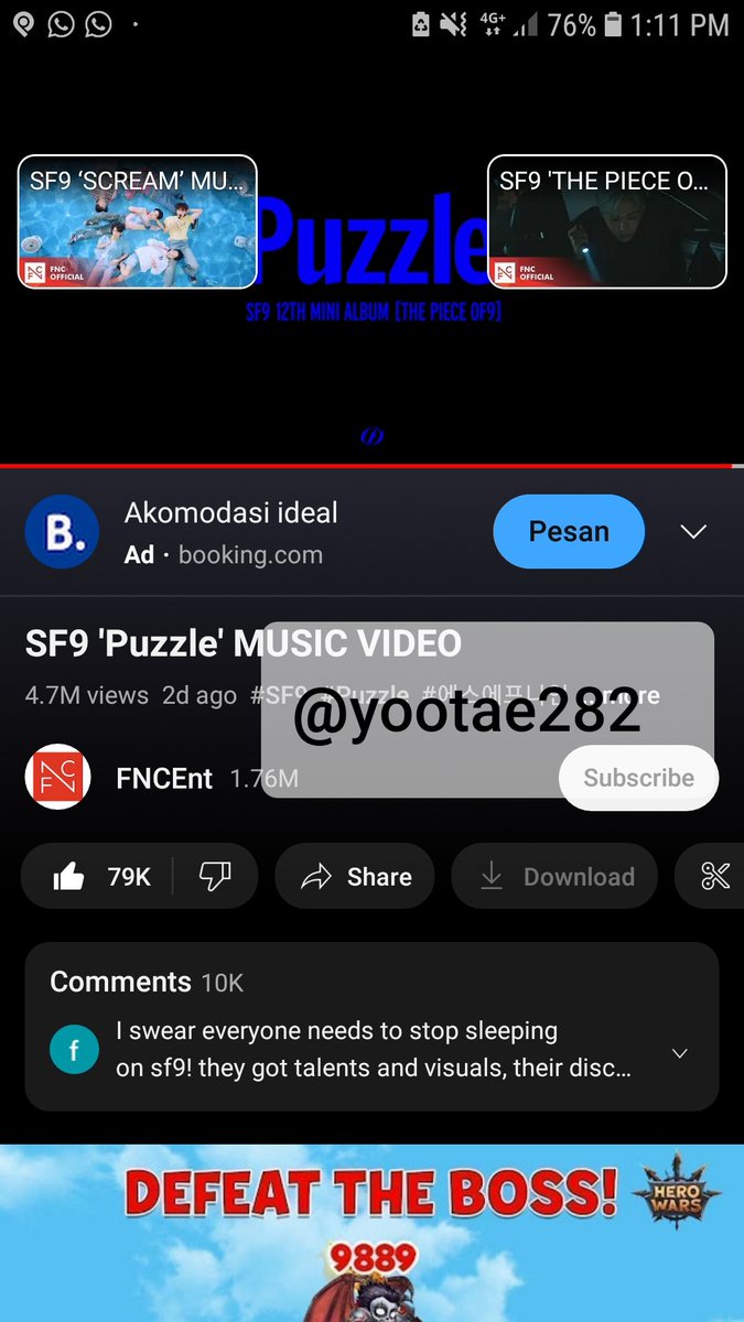yootae282's tweet photo. @bingthebingsu Wish me luck 🍀 #SF9 #에스에프나인 #Puzzle #퍼즐
#12TH_MINI_ALBUM #THEPIECEOF9 
 #SF9_COMEBACK https://t.co/dwQYc5qSt1
