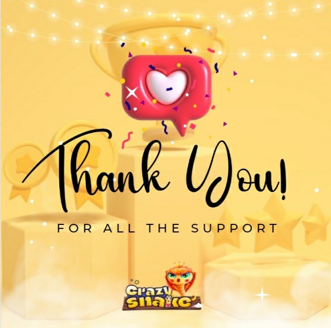 Crazylandio's tweet photo. Thank you all for your efforts on Best Blockchain Game 2022 voting!!
Crazy Snake has achieved 3rd place among so many other blockchain games.
We are proud of our community for the support you've given us.
Crazy Snake Team.
#NFTCommunity #gamefi #Crypto #bestblockchaingame https://t.co/YWN0V15WoF