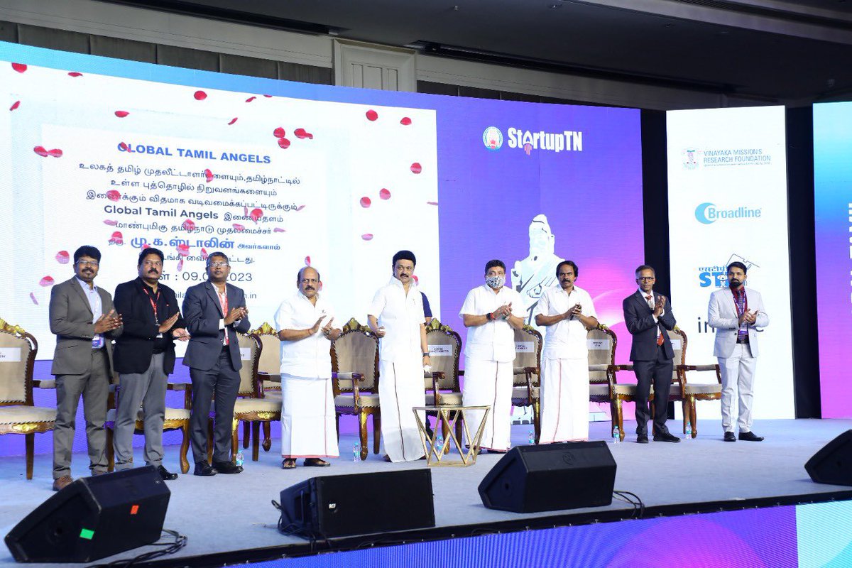 VikranthKar's tweet photo. We are glad to have worked for @FeTNA and @TheStartupTN ‘s “Global Tamil Startup Investors Summit” held at Leela Palace, Chennai. It’s been our dream to get involved in events of such scale. Good start with 2023 and hoping for the best ahead. https://t.co/tSAYBvUZlf
