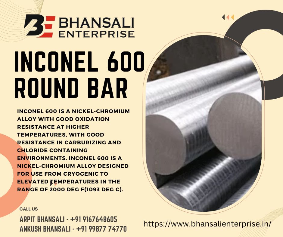 bhansalienterp2's tweet image. "Inconel 600 Round Bar."

Get in touch for the finest Stainless Steel products- bhansalienterprise.in

#inconel600flanges #inconel600roundbar #inconel600