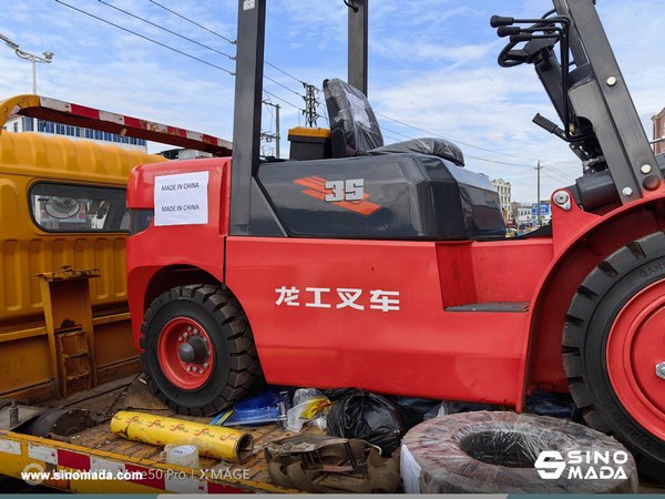 #SINOMADA Exported 1 Unit #LONKING CPCD35 Forklift to Jordan🇯🇴 #SinomadaCases #DieselForklift #ElectricForklift #ForkliftService #LogisticsMachinery