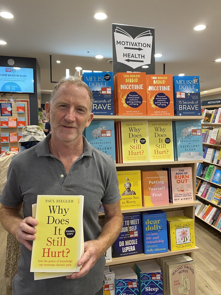 Pleased and proud to announce that Why Does It Still Hurt is now on shelves in Oz and the UK - US in April. Huge thanks to the researchers and pain sufferers who shared their amazing stories for the book <a href="/scribepub/">Scribe Publications</a> #ChronicPain 
📒scribepublications.com.au/why-does-it-st…