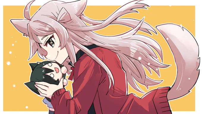 わんわんわんの日のランしおちゃん(横)#ランしお 横…新鮮な気分だ… 