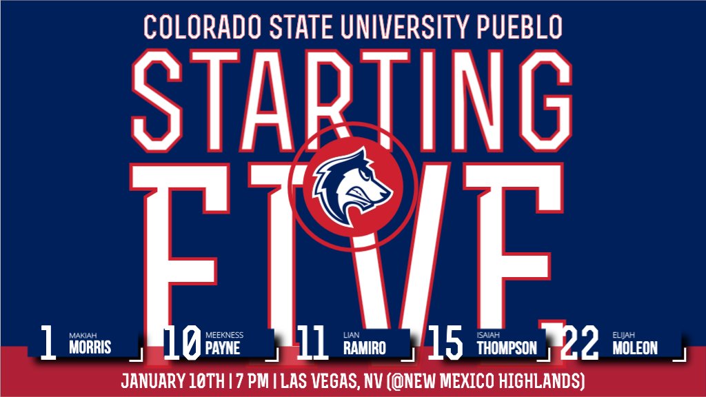 gothunderwolves's tweet photo. Here is the starting line-up for the @gothunderwolves MBB game with @NMHU_Athletics https://t.co/yAmRPVWwTt