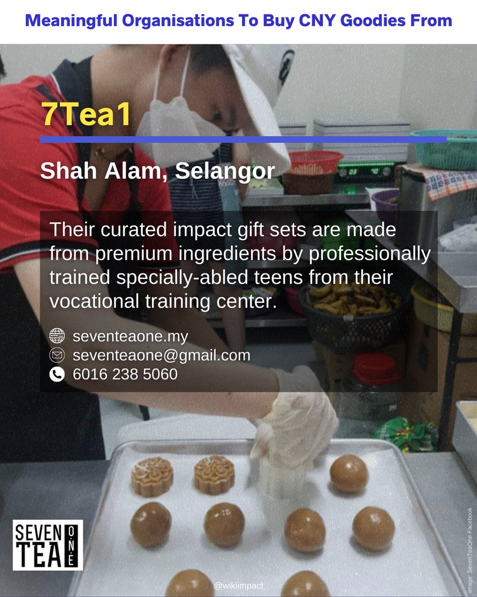 Here are some meaningful organizations to get delicious CNY goodies from PT.2! 

[3/4]