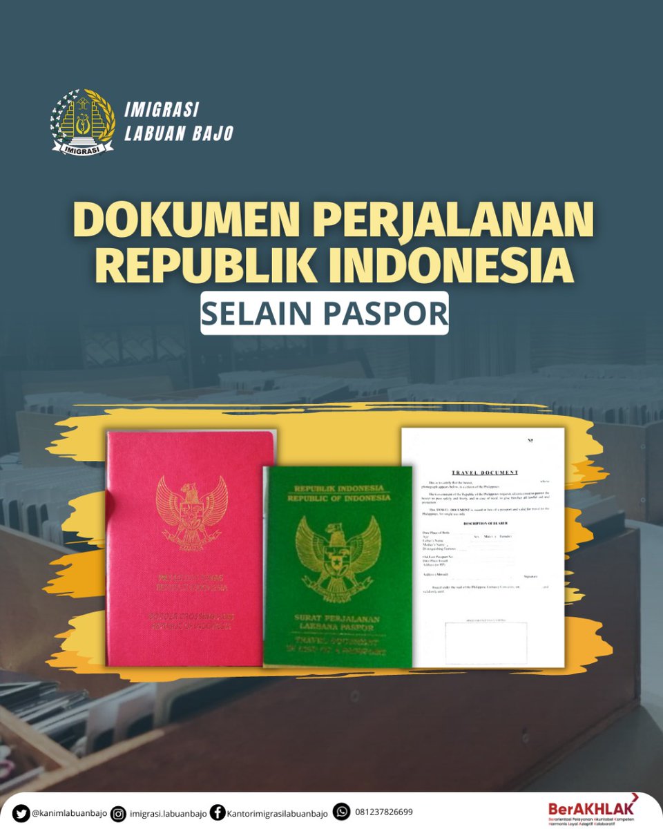 kanimlabuanbajo's tweet image. Halo Sahabat Mido

Sahabat Mido pasti udah gak asing sama 'Paspor' kan..

Tapi Sahabat Mido tau gak sih, ada dokumen pengganti Paspor yaitu 'SPLP'?

Buat Sahabat Mido yang belum tau apa itu 'SPLP', merapat yukk..

#paspor
#splp
#paslintasbatas
#imigrasiindonesia
#KumhamPasti