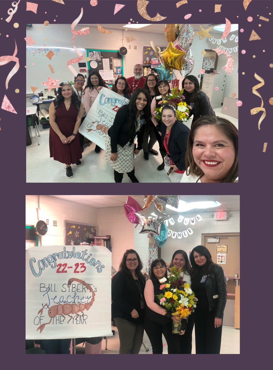 Rebeca Parada (@bsybert_prek8) on Twitter photo Bill Sybert is proud to announce Mrs. Berumen López as our 2022-2023 Teacher of the Year!! 🎉🎉
Congratulations Mrs. Berumen López! 🤩You are an amazing educator with a heart of gold!!💛 #TeamSISD #Excellence 💛 @MLB_BSS @lgonzalez_BSS <a href="/RJimenez_BSS/">Rosa Jimenez</a> Bill Sybert is proud to announce Mrs. Berumen López as our 2022-2023 Teacher of the Year!! 🎉🎉
Congratulations Mrs. Berumen López! 🤩You are an amazing educator with a heart of gold!!💛 #TeamSISD #Excellence 💛 @MLB_BSS @lgonzalez_BSS <a href="/RJimenez_BSS/">Rosa Jimenez</a>