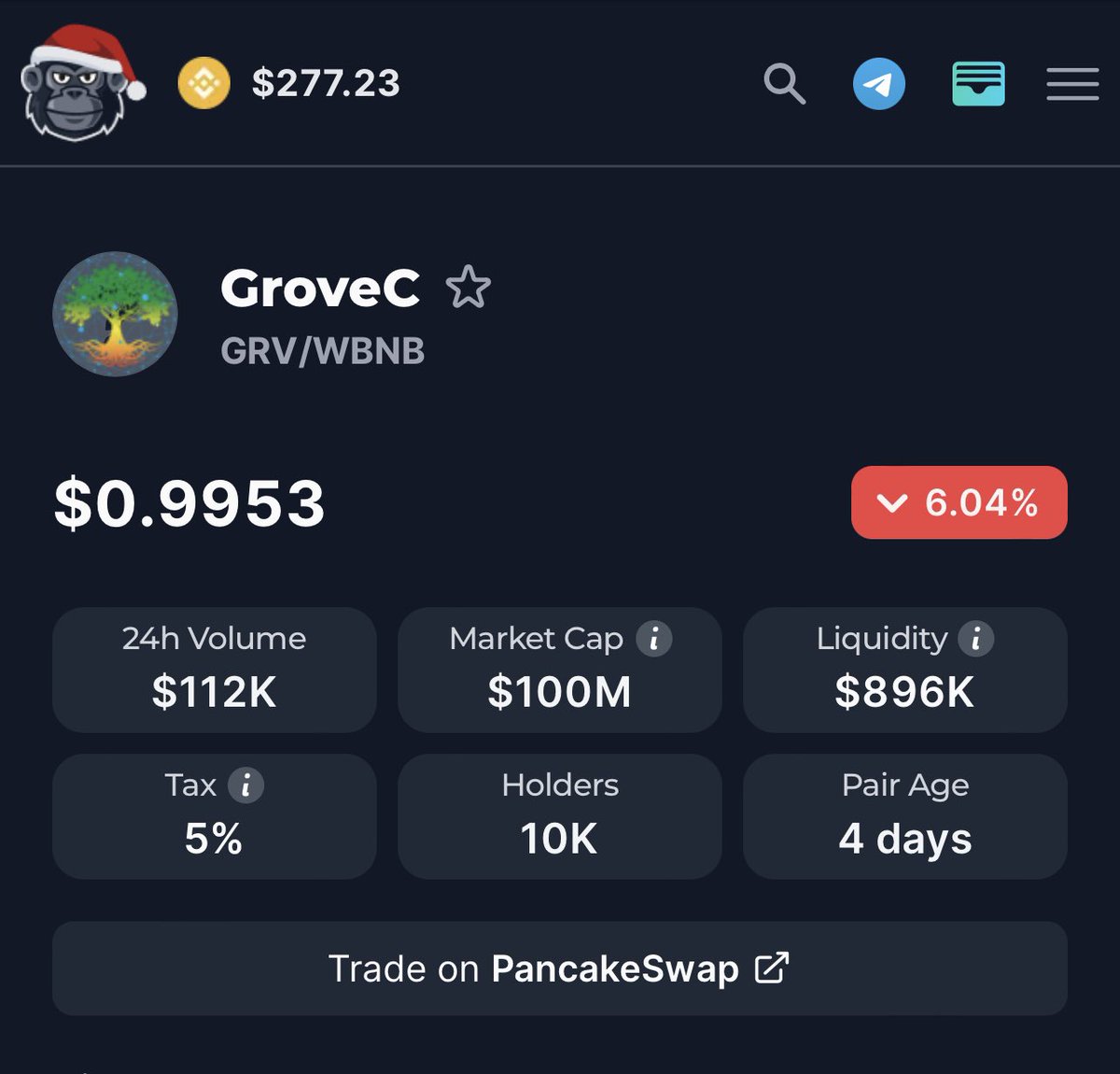 10 K successful transition transaction on #BSC network from #GroveToken to #GroveCoin in no time! This is amazing!! And more to happen the coming days! Shout out to the whole family #GroveGreenArmy