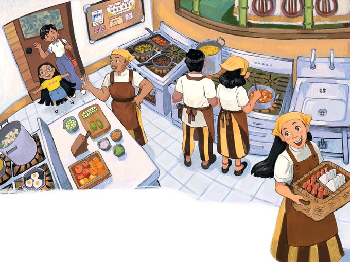 「台所 複数の女性」のTwitter画像/イラスト(新着)