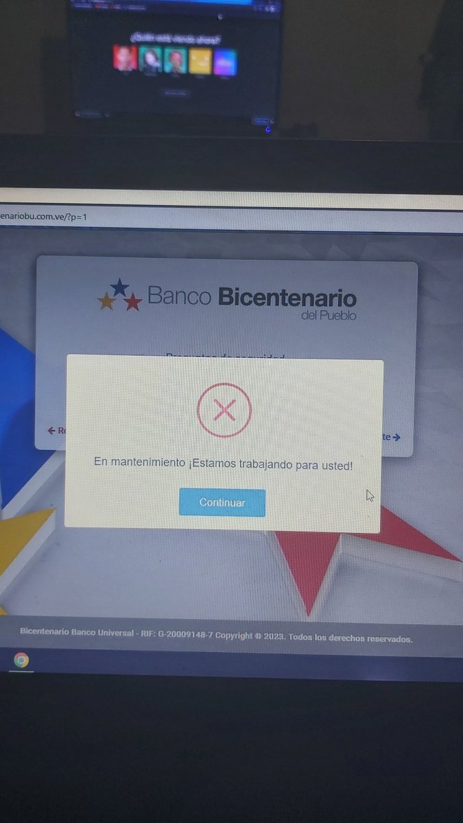jusaezdith's tweet photo. Cada vez de peor a super peor el #BancoBicentenario plataforma caída desde los años 1.600.... Que mal servicio ni banca en línea ni por la App https://t.co/V8vuq9GGwW