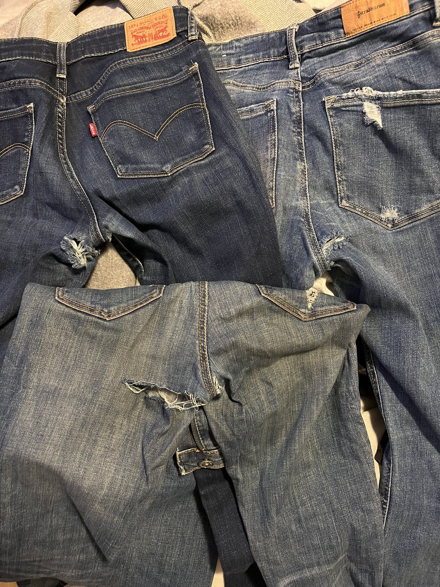 Amigos, sus pantalones también se rompen de la entrepierna ? Todos mis jeans terminan así