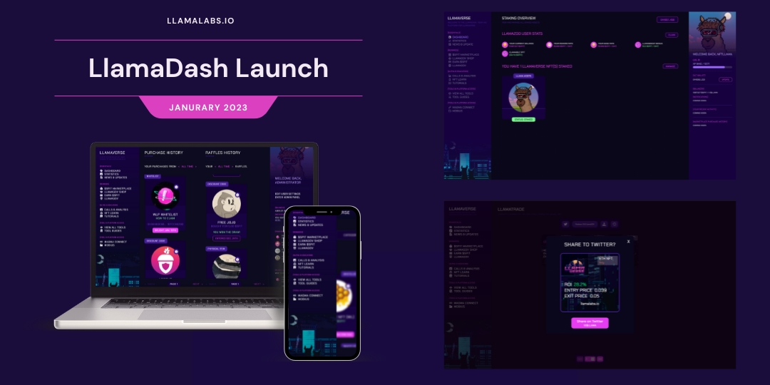 🚨 BREAKING

WEB3 has inspired many to chase utility and interoperability. This has created ecosystems within projects to be overwhelming due to "too much" happening.

Our value proposition is LlamaDash.
An all-in-one WEB3 powerhouse platform.

medium.com/llamaverse/int…

Jan 23'