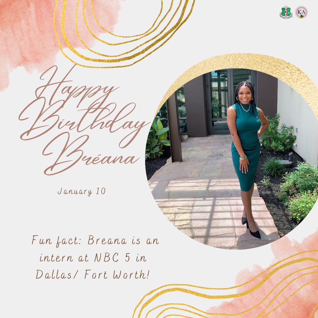 Kappa Lambda would like to wish Soror Bréana a Happy Birthday! We can’t wait to see you strive in the future! 💗 #keepingupwithkl