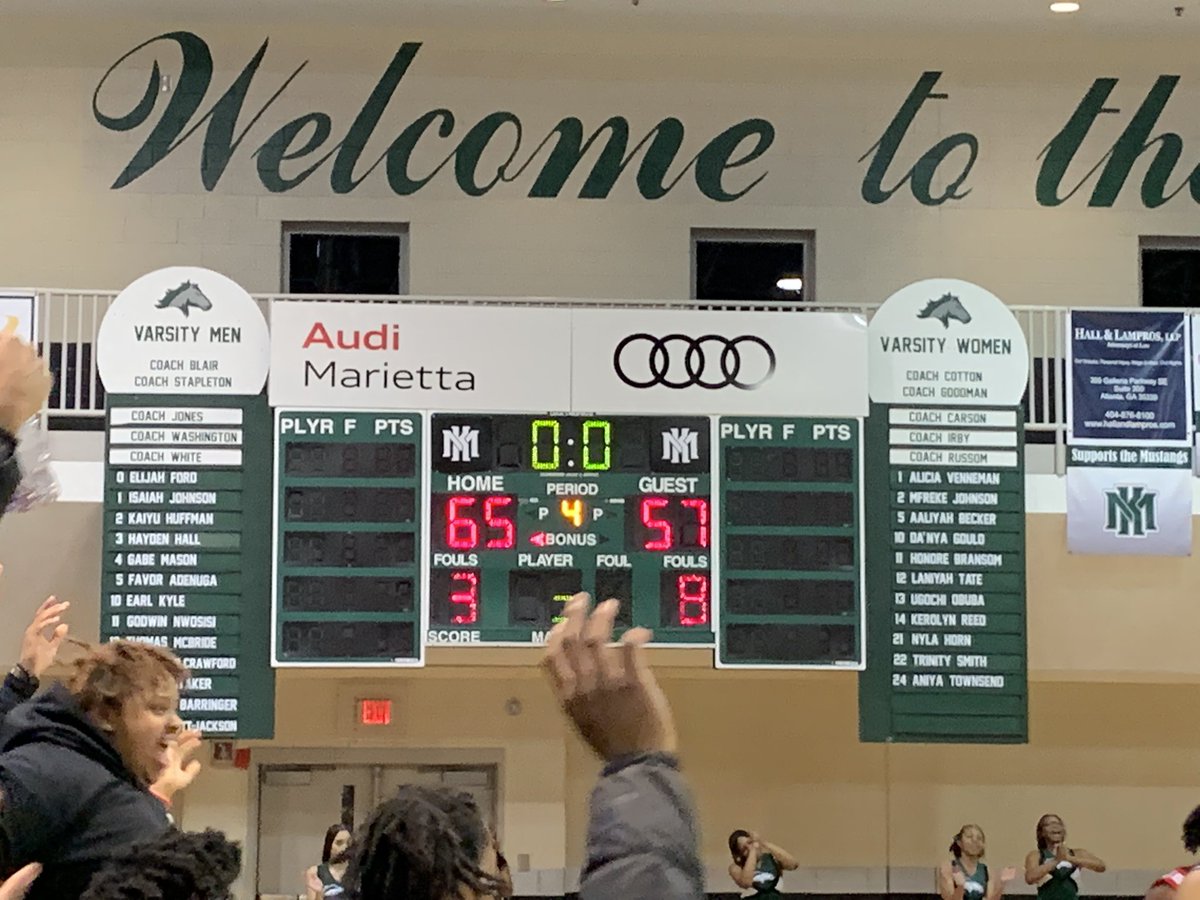 KMHSathletics's tweet photo. Big night at the Mountain! Varsity girls defeat Osborne 52-37 for Coach Cotton’s first win, and the varsity boys defeat the state-ranked Cardinals 65-57!
@CoachEricBlair @SandysSpiel @KyleSandy355 @scoreatlanta https://t.co/7yjRjRaJ4K