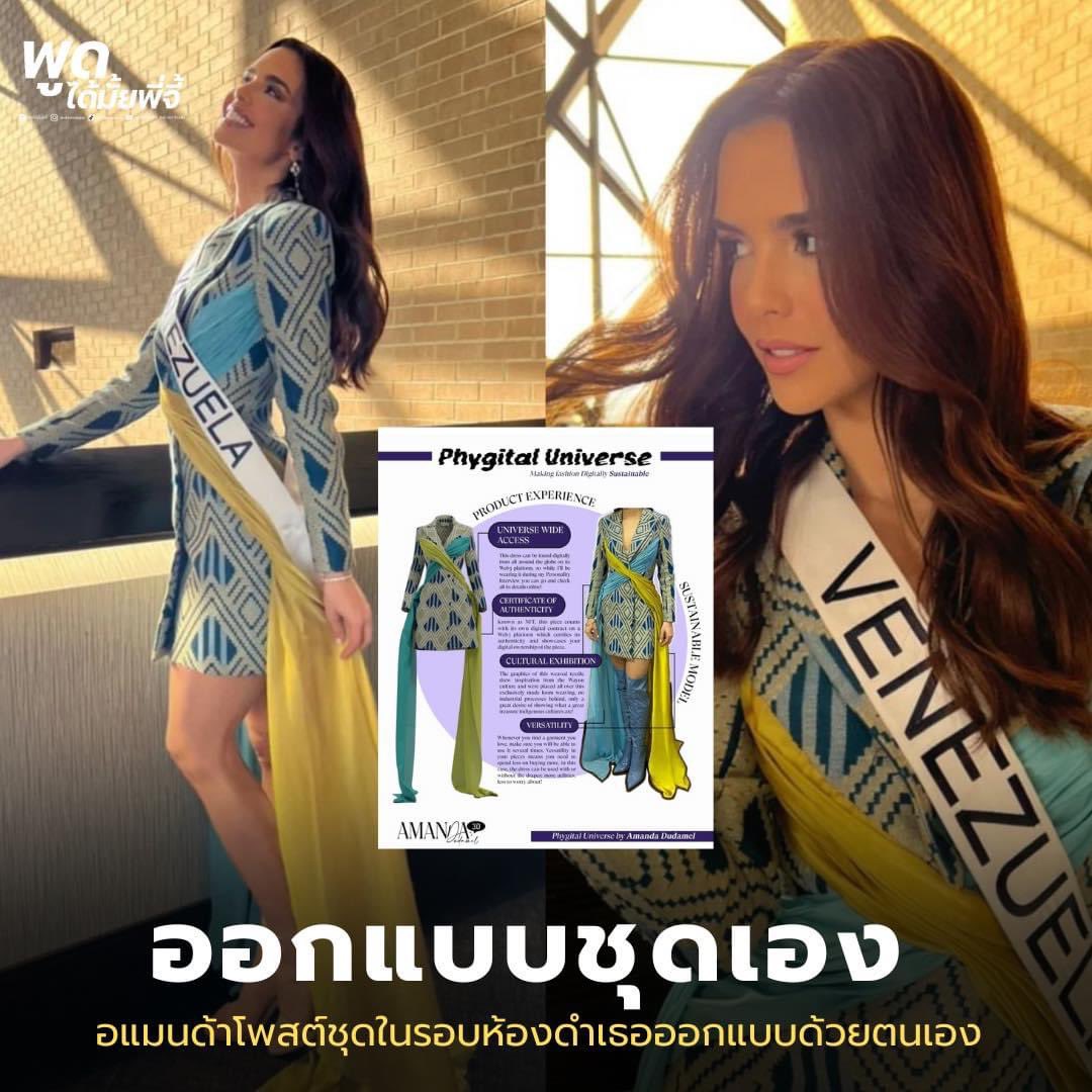 poddaimaipjee's tweet photo. เวเน เค้ามีลูกเล่นไง อแมนด้าออกแบบชุดเองในการสัมภาษณ์ในรอบห้องดำ
#แฟนนางงาม
#thejenstudio
#ครูเจนป้าจี้
#missuniversethailand2022
#missuniverse2022
#71stmissuniverse
#roadtomu
#แอนนาเสือ
#mut2022
#annathethaiger https://t.co/akCUzbfWiD