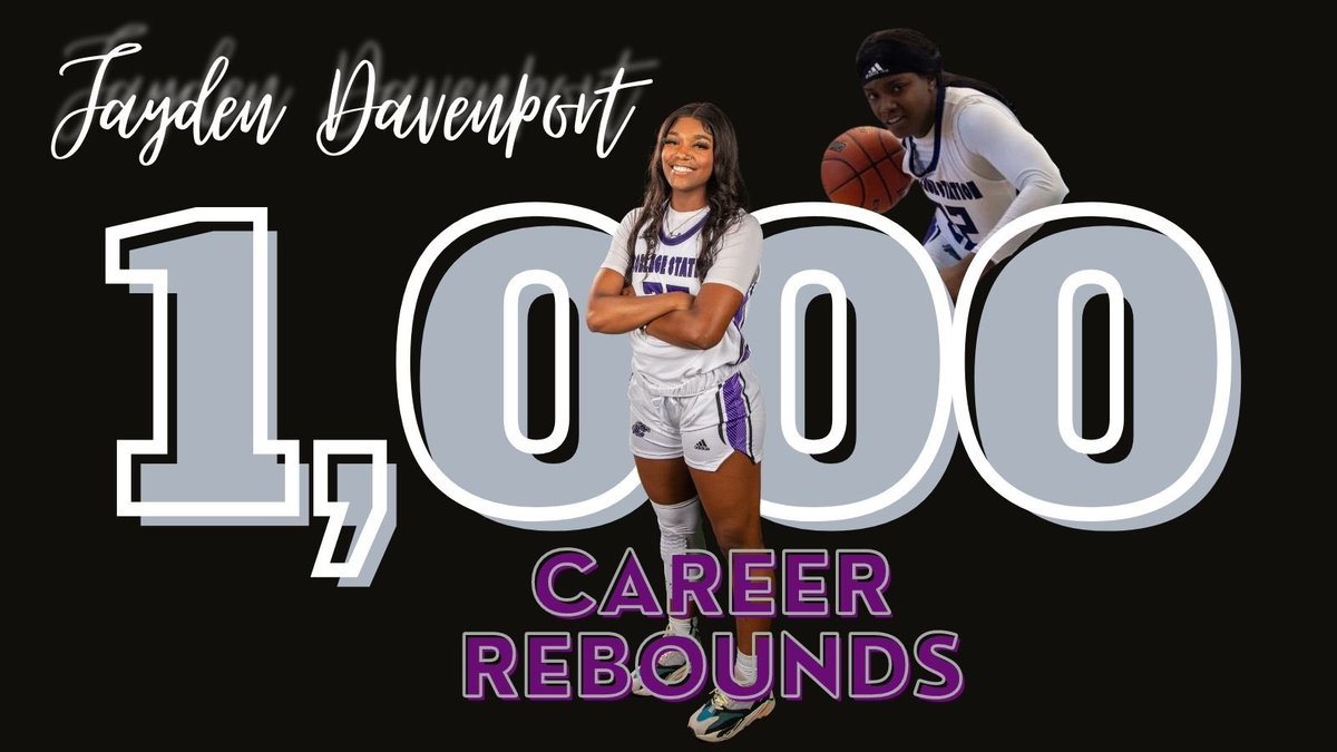 Huge congrats to @jayden_lenae for reaching 1,000 career rebounds in the game tonight!!