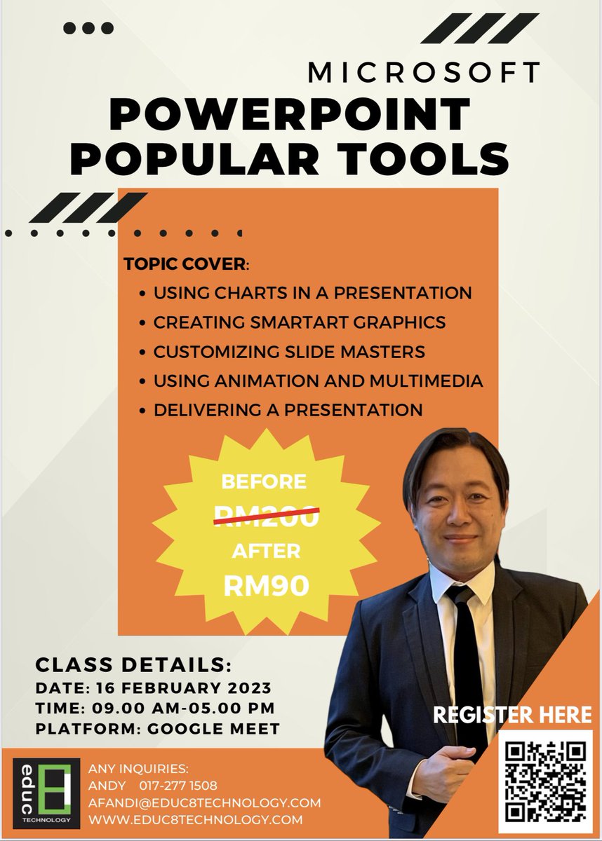 hailanhamid's tweet photo. Kursus Excel &amp; PowerPoint. Bantu saya untuk RT. Terima kasih 🙏 https://t.co/WSEkAzpW3W