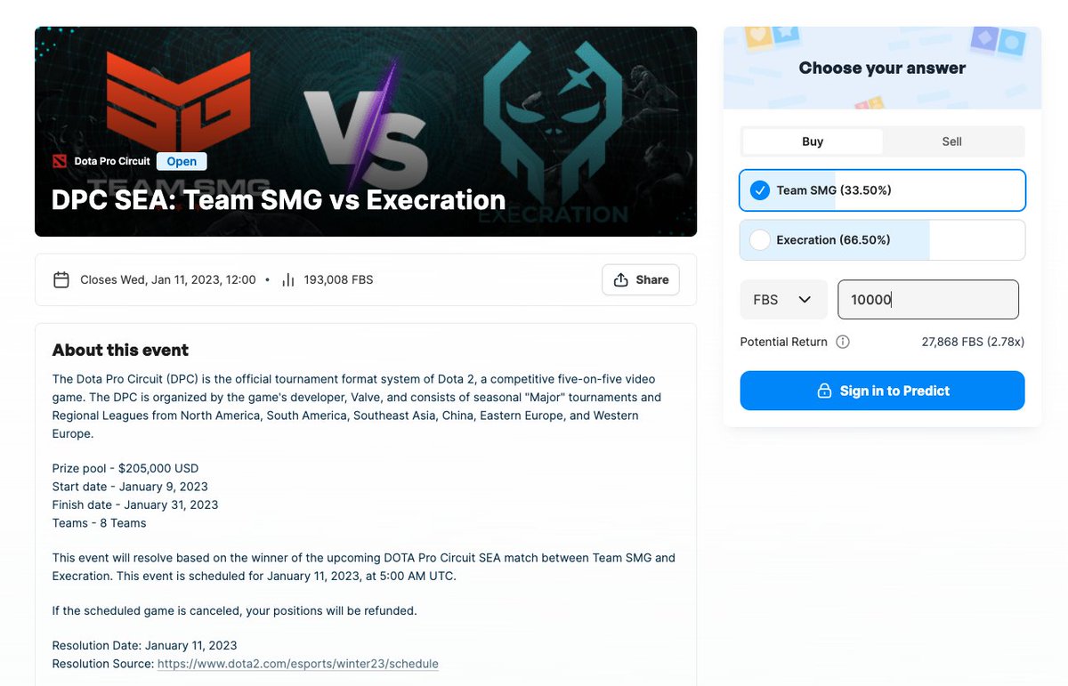 playdestinyx's tweet photo. More users on Destiny believe that #Execration will win the match with #SMG 🔥
What do you think? Which team will you choose?
Predict here!
https://t.co/YkLebwctqR https://t.co/yNT1WFOrHz
