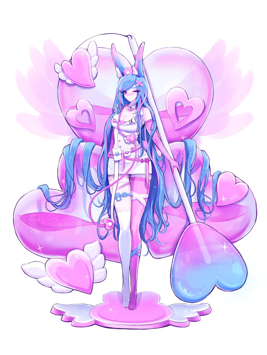 Hi there! I design cute girls for a living #PortfolioDay 💕💖