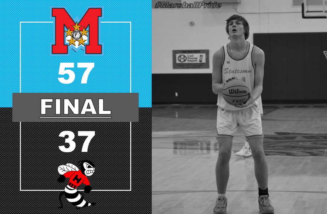 FINAL | GCM 5️⃣7️⃣, Herndon 3️⃣7️⃣

🏀 <a href="/jasonpennn/">Jason Penn</a>: 21p, 5r &amp; 3s
🏀 C. McDermott- 10p &amp; 4r
🏀 <a href="/fudd_jose/">Jose Fudd</a> - 9p, 2r &amp; 2 dimes

Statesmen moves to 12-2 (5-0) on the season.  Will take on Yorktown Patriots this Friday at home.

<a href="/GCMsports1/">Marshall HS Athletics</a> 
#marshallpride