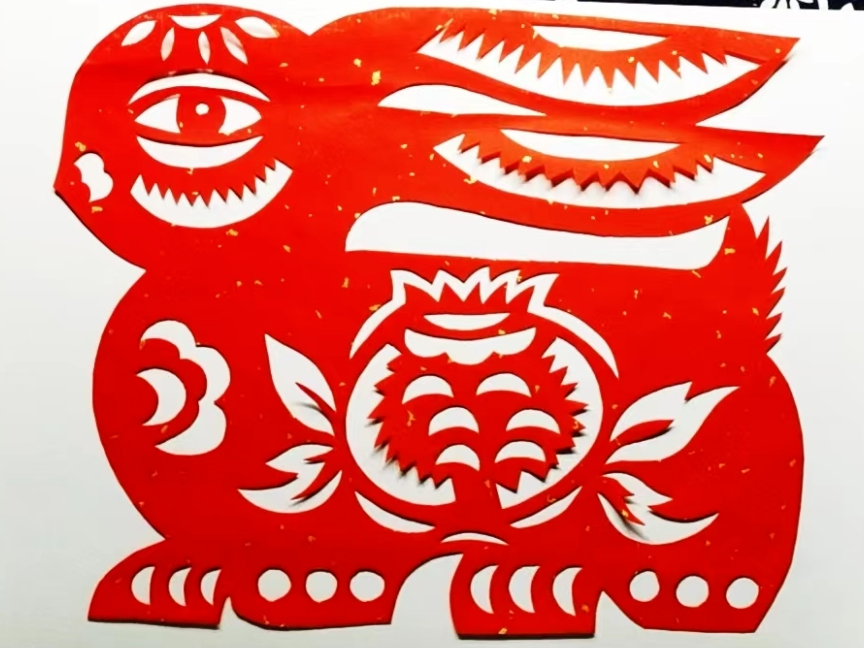 Paper cutting is an art form in which beautiful patterns are cut from a single sheet of paper. It is an important intangible cultural heritage in China. Recently, at a convenience store in Fengxian, a special paper-cutting event kicked off the 2023 New Year. 
#papercutting