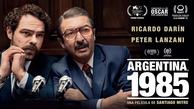 fedeebongiorno's tweet photo. 🏆🇦🇷 CAMPEONES DE NUEVO!

“ARGENTINA, 1985” gana el premio a mejor película en idioma no inglés en los #GoldenGlobes https://t.co/74WGklsTWW